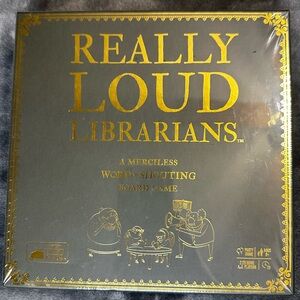 Really Loud Librarians Board Game - Gold & Dark Green Box